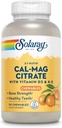 Solaray Cal-Mag 计算 + D-3 & K-2 橙汁