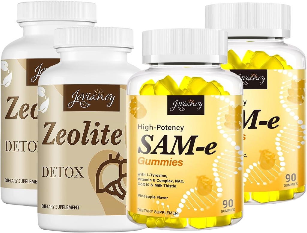 Zeolite Detox Capsules( 2 Pack) + SAM-e Gummys( 2 Pack) 胶囊