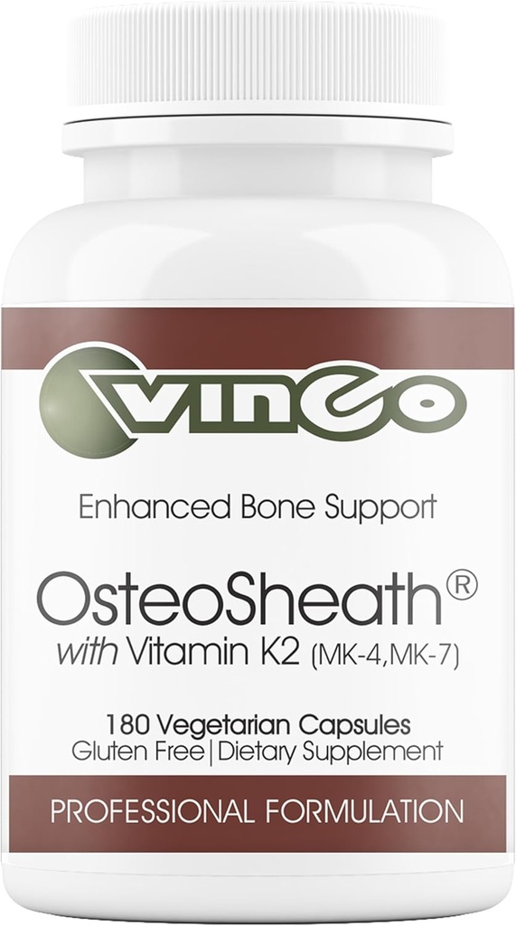 Vinco's - Osteo Sheath4 配有维生素K2 - 180 Capsule by Vinco (中文(简体) ).