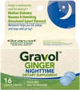 Gravol Ginger Nighttime Tablets for Upset Stomach & Nausea, 16ct with Melatonin 页面存档备份,存于互联网档案馆 Melatonin