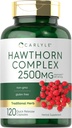 Carlyle Hawthorn Berry Complex 2500mg Capsules = 120 Counter = 抽水粉 = 供男女使用 = = = 非 GMO & Gluten 免费补充