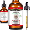 (原始内容存档于2018-03-04) (中文(简体) ). Urinary Tract for Cat, Natural Cat Urinary Trract Drops - 支持Bladder, Kedney Stone & Dog UTI Relief, Cranberry Kedney Bladder Drops, 猫的草药补充,鸡肉Flavor - 60毫升/2.02oz