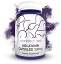 Melatonin Capsules = 300mcg = 120 药丸 支持健康睡眠周期 = 推动放松 = 天然睡眠援助补充