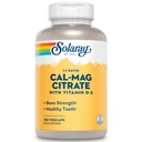SOLARAY 钙 镁 电价1:1 w/维生素D 2 - 男女钙补充剂 - 1000mg钙,1000mg镁 - 骨质健康支持 - 60天保障,30人服务,180Veg Caps
