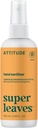 ATTITUDE 成人和儿童的手卫生喷洒器,EWG 验证,杀菌剂和革姆斯,维根,橙花和Eucalyptus,3.38 Fl Oz (Spray瓶)