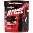 G Fuel Ghost Face Energy Drinking Powder,预研咖啡因混合剂用于赌博,无糖聚焦氨基,维生素+抗氧化剂,9.9oz(Cherry Green Apple,40 services)