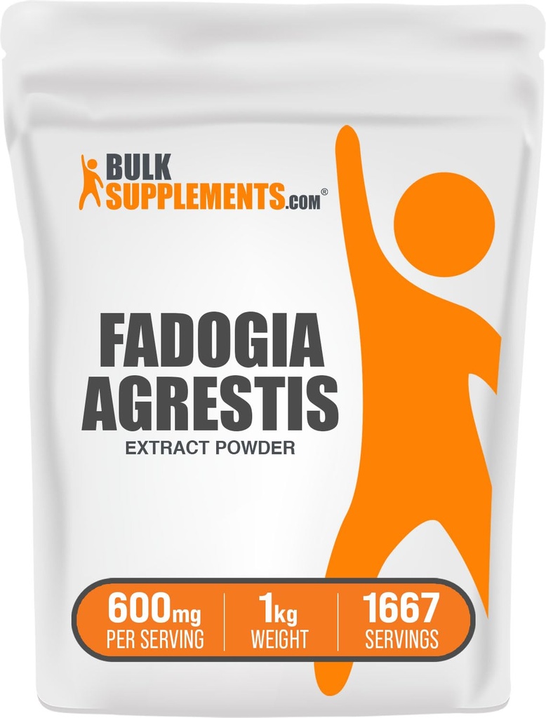 bulk Assupports.com Fadogia Agrestis 抽取粉剂 - Fadogia Agrestis 补充剂,Fadogia Agrestis 600mg - 用于能源靴,Gluten Free,每架600mg,1kg(2.2磅)(一包)