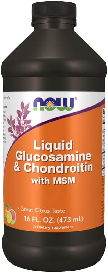 现在FOODS 液态Glucosamine & Chondroitin MSM, 16 FZ 液态Glucosamine 和 Condroitin MSM, 16 FZ