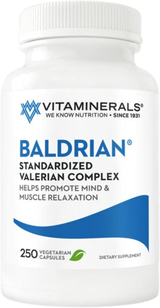 维塔明拉 33 Baldrian ® 原天然放松支持 标准化 Valerian (250)