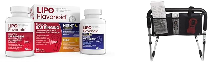 Lipo-Flavonoid Day & Night Combo Kit Tinnitus Relief, 基本医疗供应通用三包床铁路附属邮袋
