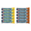 CLIF 构建器 - 巧克力花生黄油和香草杏仁-花生包 - 植物基蛋白棒 - Gluten Free - 非GMO - 低甘油 - 20g蛋白 - 2.4 oz. (10个计数)