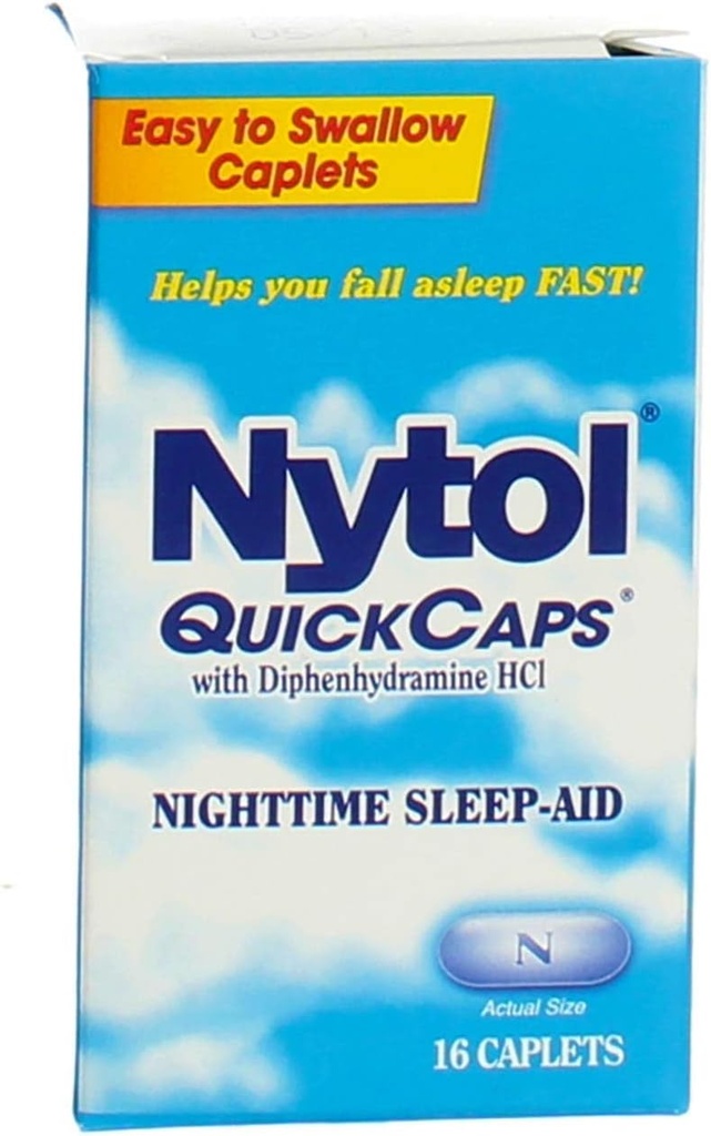 Nytol QuickCaps 16 Caps (Pack of 5) (英语).