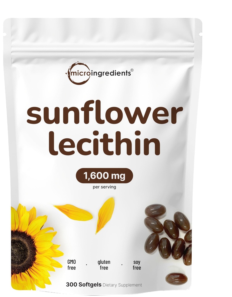 (原始内容存档于2019-09-21) (英语). Micro Infements Sunflower Lecithin 1,600 mg Per Service, 300 Softgels 可持续耕作源,冷压,富含磷酸盐胆碱 → 乳液补充剂 * → Soy Free, Non-GMO