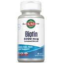 KAL Biotin 5000 TR 片, 5000 mcg, 60 个计数