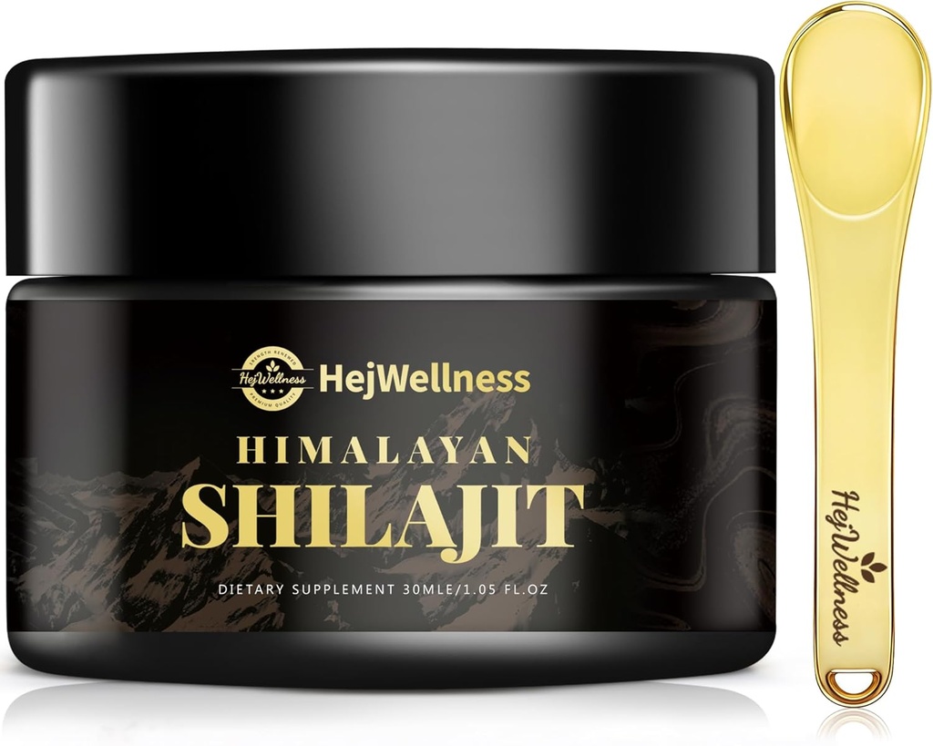 Shilajit Resin Organization 85+ Trace Minerals & Fulvic Acid - 60 为男女提供天然Shilajit 能源促进和免疫支持,500毫克