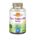 自然生命 Saw Palmetto Berries 1160 mg → 健康前列腺、尿液频率和头发健康支持 → 非GMO → 250 蔬菜卡普尔