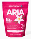设计师 Wellness, Aria, Women's Wellness Low Calorie Vanilla 蛋白质粉 配有 Biotin,维生素C和有机阿罗埃, Vanilla Blossom, 1.85英镑