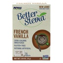 Now Foods, BetterStevia French Vanilla Granulated Packets Zero-Calorie Sweetener, Keto Friendly, 适合糖尿病患者, 无埃里特罗75 计数