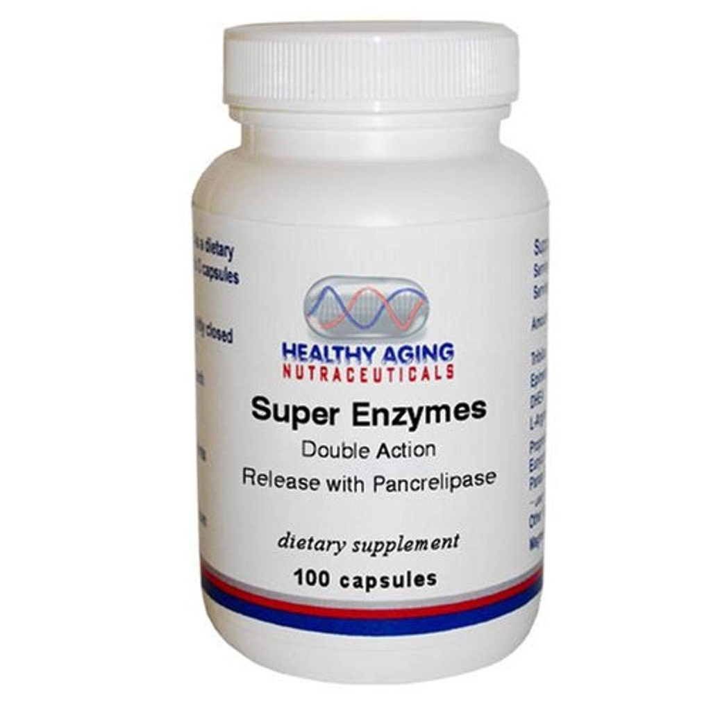 超级酶 双动作释放带Pancrelipase 100 Capsules