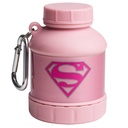 Smartshake Justice League Whey2Go 超级女孩蛋白粉存储容器 50g – BPA 自由摇摆瓶漏斗用于Whey蛋白粉+蛋白质摇摆110ml,DC漫画超级女孩女性礼物
