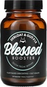 BLESED Booster De-Bloat & Gut Fix - Daily De-Bloat & Gut Health for Belly Bloat Relief and Water Reading, 消化酶, 植物基, Vegan-Friendly, Gluten-Free, 无糖(30个卡普勒斯)