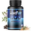 HeroUP - Natural Wellness Supplies with Plant-Informments - 非GMO,美国制造的无兴奋剂 |,GMP-认证 | 60 Capsules, 1个月Suppy