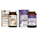 生命花园图尔克炎症反应 60平板100mg Curcumin & Zinc 30mg 高概率补充免疫健康