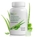 AloeCure Organization Aloe Vera Capsules, 13万mg inner Aloe Leaf Equivenant per service, 支持古特健康与消化舒适,胃酸缓冲,天然免疫补充, Aloin Free, 60 Capsules