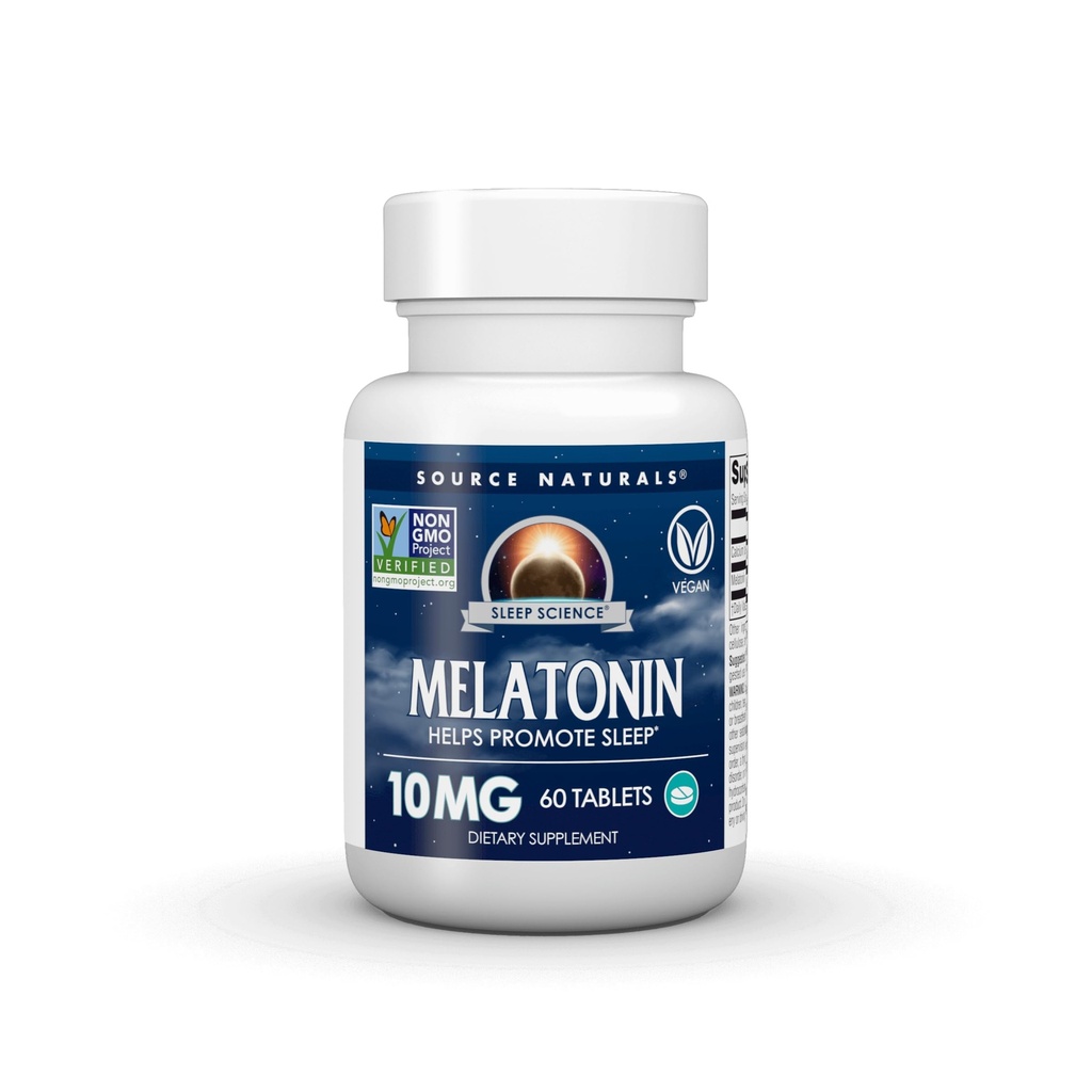 来源 自然睡眠科学 Melatonin, 帮助促进睡眠* 10毫克 - 60片