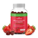 认知Tune Methylfolate Gummys -- -- 容易服用高潜力L-Methylfolate、Folate 补充大脑、心脏健康和豁免、美味草莓Flavor、非GMO、Vegan、Gluten-Free