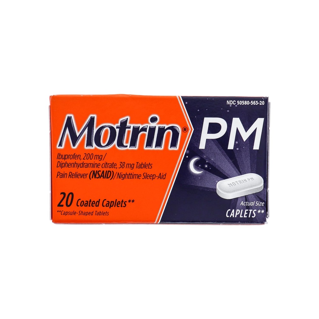 Motrin Ib Pm Caps 包装 2 尺寸 20 cm