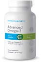 Cooper Complete - Advanced Omega 3 - Fish Oil Supplement, 集中EPA + DHA Omega-3 Fatty Acids 1400 mg - 每瓶60软胶. 包装 4