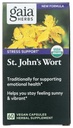 Gaia Herbs St. John's Wort, Vegan Liquid Capsules, 60 Counter - 压力支持促进积极和阳光的摩德