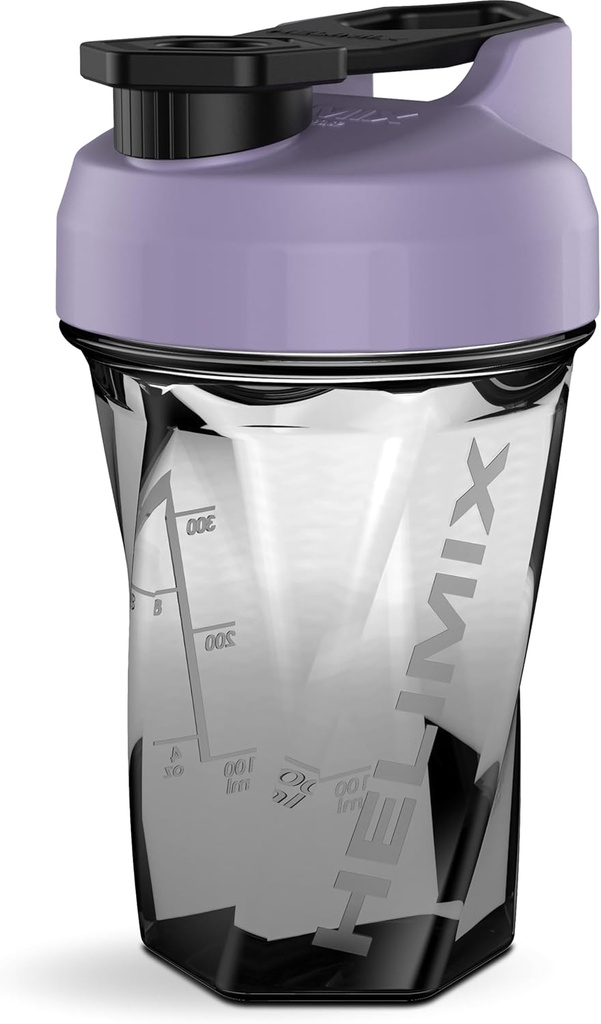 HELIMIX 1.5 Vortex Blender 摇摆瓶握住20oz |无摇摆球或Whisk |美国制造 |便携式预工作 Whei 蛋白质饮料摇摆杯 |混合鸡尾酒摇摆 |顶安全