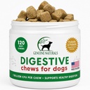 狗的消化补充剂——FurPorents推荐的抗生素 Chew——改善消化和口腔健康,帮助腹泻、胃气、坏呼吸和便秘,120个计数