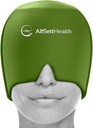 Migraine Relief Cap Ice Head 包头痛和Migraine Hat QQ头痛 Relief with Hot/Cold Gel Head Ice Pack with Face and Eye Headche Mask 压缩 - 绿色