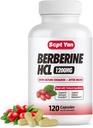 Berberine Supplement 1500 mg with Ceylon Cinnamon - Berberine Capsules with Bitter Melon, Banaba Leaf, Gymnema Syivestre for Imune, 代谢,文摘和心脏健康, Vegan 120 Capsules