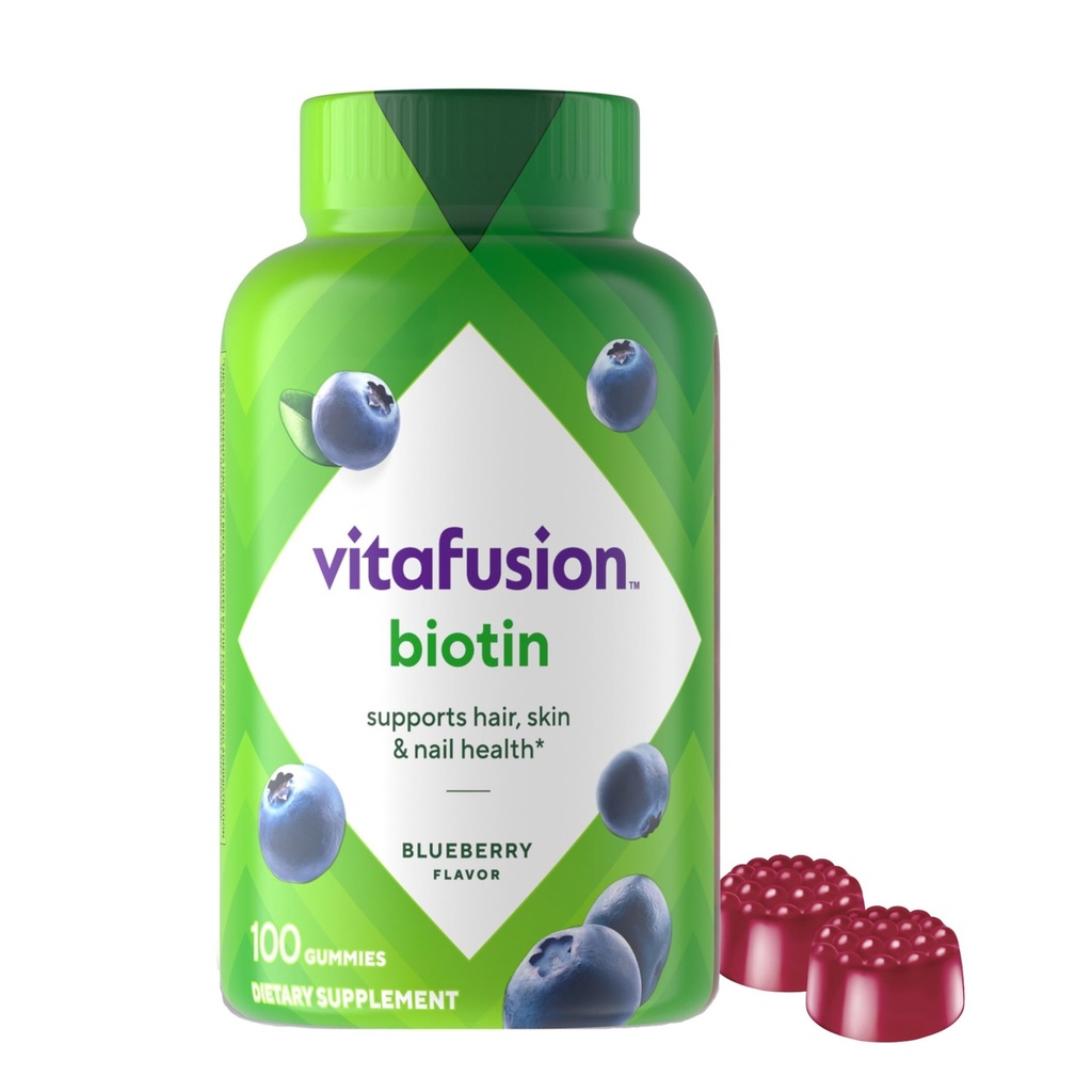 (原始内容存档于2019-03-05) (中文(中国大陆) ). Vitaulation Extra Strigiant Biotin Gummy Vitamins, Berry Flavored, 5,000 mcg Biotin Vitamins, 美国第一大Gummy Vitamin Brand, 50 Day Supply, 100 Counter(包装可能不同).