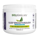 BIoptimers Sleep突破2.0 – 自然支持补编 – 平息救济援助成人 – Non Habit Forming – 202.5 g 粉蓝莓梦