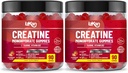 男子和女子胆汁单水合物Gummy 5000mg - 180 Chewable Creatine ADVANCE COMPLEX Taurine & B12 Gummys Srawberry Flavoured 工作前健身补充 Halal | Vegan →(2个月供应)