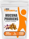 Bulk Assupports.com Mucuna Pruriens 抽取粉末-Mucuna Pruriens 补充剂,草药补充剂-Vegan & Gluten Free,每服500毫克,1公斤(2.2磅)(包1)