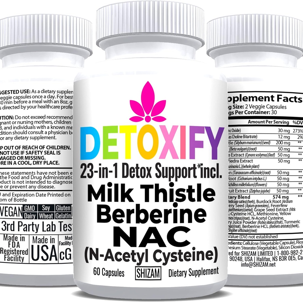 SHIZAM 牛奶 硝酸盐 NAC 补充 N-乙酰基 Cysteine 用于 Glutathione → Detox cleanse 补充 → Liver 健康公式 → 柏柏里根 Artichoke 提取 Dandelion 根 Beetroot Glynac 粉