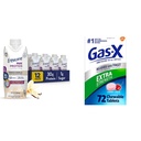 确保最大蛋白质营养摇摇,用30g蛋白 & Gas-X Extrastruct Chewable Gas Relief 片,用Simethicone 125 mg, 72 count