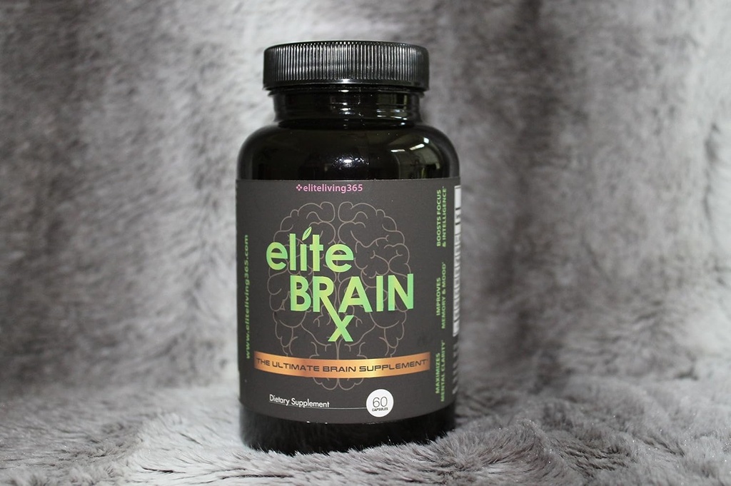All Natural Brain Supplement – 增加清晰度,改善记忆和Mood,Boosts Focus and Intelligence - 科学公式化的认知增强诺诺斯学 - Ginkgo Biloba - Elite BrainRx