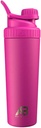 AeroBottle Cryo Shaker Cup,绝缘无锡钢水瓶和蛋白质沙克,Mixes蛋白和预研用涡轮混合技术,无搅拌球或Wisk,26oz,Rosy Sunset Pink