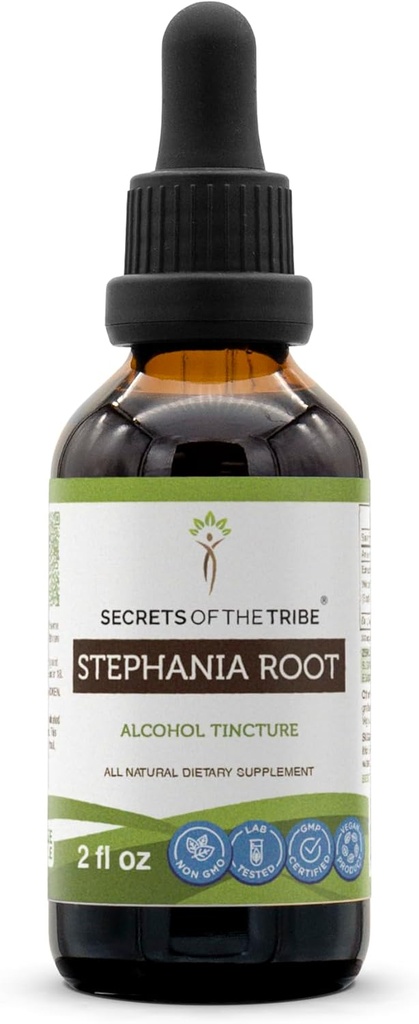 (原始内容存档于2019-10-21) (英语). Secrets of the Trible Stephania Root 酒精提取,高发草药滴,由野生的Stephania Root(英语:Stephania Tetrandra) 干根 2 oz