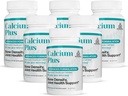 TURNER Calcium Plus,全自然海洋钙补充剂,配有UAF1000+超抗氧化剂,镁+维生素K2&D3,支持骨密度和联合健康,6瓶,540盖,6个月供应.