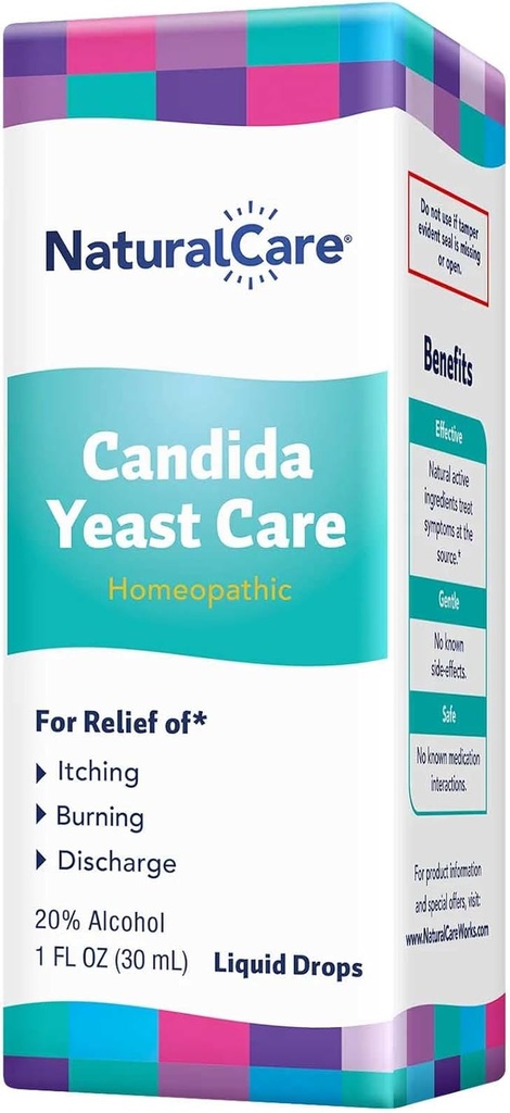 Natural Care Candida Yeast Care, 霍莫病液体滴, 1 f.