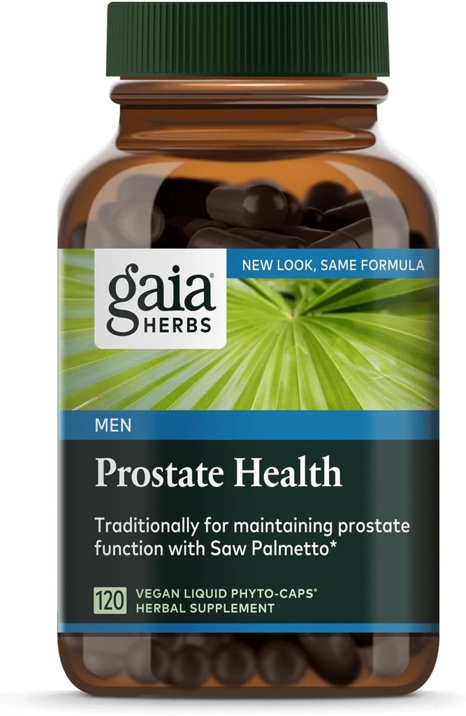 Gaia Herbs -- -- 前列腺保健 -- -- 120 Vegan液态植物帽